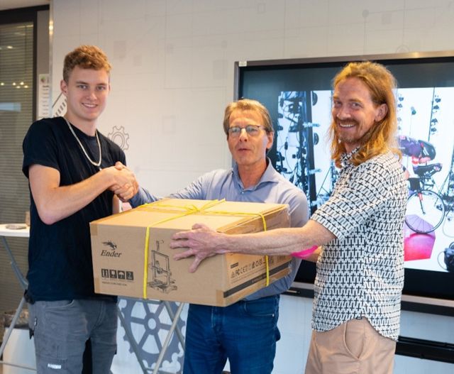 Milan van Beek, wint studentenprijs College Tour, Andre Bouwmeester,